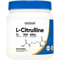 Nutricost L-sitrulliini (perus) jauhe 600 g