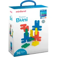 Miniland Buni Super Rakennuspeli 36 Yksiköt