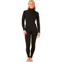 Rip Curl Dawn Patrol 4/3 Mm Naisten Pitkähihainen Neopreenipuku Vetoketjulla Rinnassa