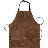 Scandinavian Home - Vintage Esiliina Nahka/Ruskea