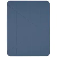 POMOLOGIC BookFold Case Clear iPad Pro 13 (M4/M5) - Clear/Navy