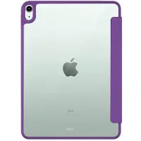 POMOLOGIC BookFold Case Clear iPad 10.9/11 - Clear/Purple