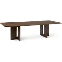 Audo Copenhagen Androgyne-ruokapöytä tumma tammi - 278 x 109 cm