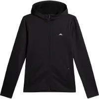 J.Lindeberg Women's Aerialle Zip Hood Black Välikerrospuserot M