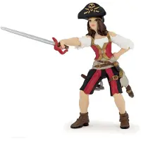 Papo Pirate Lady - K: 9 cm - - OneSize - Figuurit