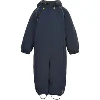 Mikk-Line Nylon Baby Suit - Solid - Navy - 86