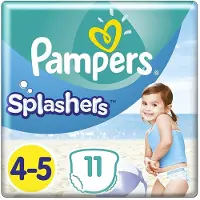 Pampers Uimavaipat Splashers koko 4-5 (9-15 kg) - 11 kpl.