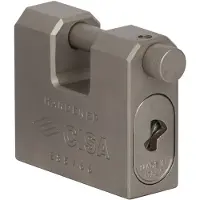Kabi Cisa konttilukko 75mm, 2 avainta lukkoa kohden.