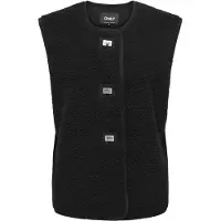 ONLY Onlwendy Teddy Waistcoat Otw - Black - S