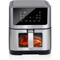 Alpina sport Alpina rasvaton friteerauskone 8 litraa digitaalinen näyttö Airfryer