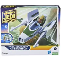 Star Wars : Young Jedi Adventures Jedi-pilotti Kai Brightstar 4-tuumainen toimintahahmo Laivalelut Esikouluik isten lelut 3-vuotiaille pojille ja