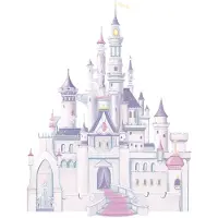 Disney Prinsesse Slot Gigant Wallsticker