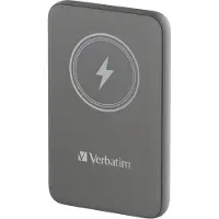 Verbatim Charge 'n' Go Magnetic Wireless Power Bank 10000 harmaa
