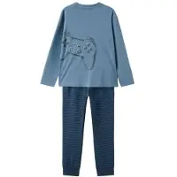 Mango Printed Long Pyjamas - Blue - 9-10