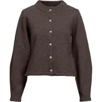 Object Objzari L/S Re Knit Cardigan 142 - Brown - M