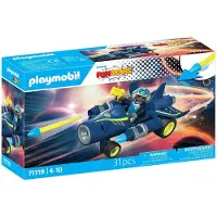 Playmobil Racing Space Jet - Blue - ONE SIZE