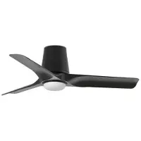 Faro LED-kattotuuletin Hey, musta, DC, hiljainen, Ø 90 cm, CCT himmennettävä, Musta, Olohuone/ruokailutila, Synteettinen materiaali, Moderni