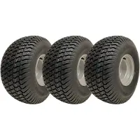 Parnells 20x10,00-8 ruohonleikkurin ruohopyörät 4-kerroksiset Wanda P332 Road Legal 4" PCD (3 kpl sarja)
