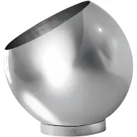 AYTM Globe Blomsterpotte - Silver - Ø17XH15.4CM