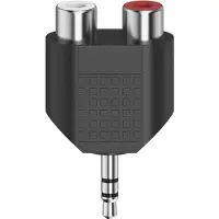 Hama Adapter Audio 2x RCA Socket to 3.5 Jack audioadapteri