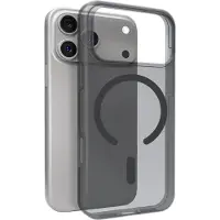 Puro Daylight Magsafe Compatible Silicone Case for iPhone 17 Pro - Translucent Black