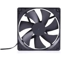Alphacool Core 140mm - 2500 rpm, 140mm PWM-laitetuuletin, musta