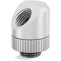EK Water Blocks Quantum Torque Rotary 45° -soviteliitin, Satin Titanium