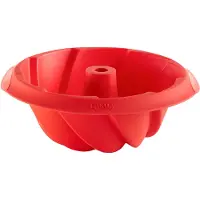 Lékué Savarin spiral-vuoka 20 cm, punainen