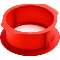 Lékué Charlotte irtopohjavuoka alustalla 18 cm, punainen