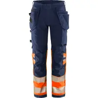 Fristads Työkaluhousut Luokka 1 2643 GSTP Huomio-oranssi/Laivastonsininen D108
