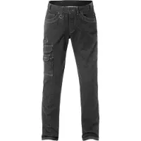 Fristads Service denim stretch housut 2501 DCS Musta C148
