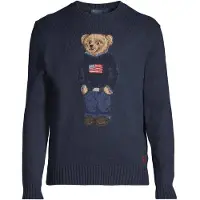 Ralph Lauren Polo Bear Sweater - Navy - L