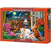 Castorland Kittens on the Roof 1500p palapeli