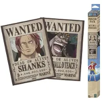 One Piece - Wanted Shanks & Blackbeard - Julistesetti (2 kpl)