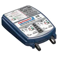 TecMate Optimate 3 12v 0.8a 2 Charging Banks Tm450 Laturi
