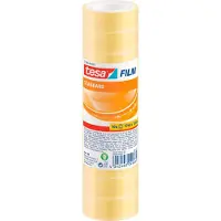 TESA 57386-00002-04, Läpinäkyvä, Käsityö, Pakkaaminen, Polypropeeni (PP), 10 m, 15 mm, 10 kpl