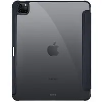 POMOLOGIC BookFold Case Clear w/Pencil iPad Pro 13 (M4/M5) - Clear/Black