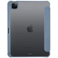 POMOLOGIC BookFold Case Clear w/Pencil iPad Pro 11 (M4/M5) - Clear/Navy