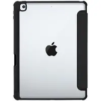 POMOLOGIC BookFold Case Clear w/Pencil iPad Mini 6/7 - Clear/Black