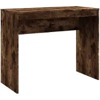vidaXL Työpöytä savutammi 90x40x72 cm tekninen puu