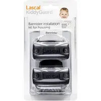 Lascal KiddyGuard Accent/Avant Turvaportin Kiinnike 2-pack, Musta