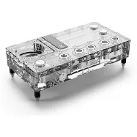 Alphacool Core Distro Plate 240 Right VPP/D5, distroplate pumppupaikalla