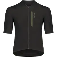 Bioracer Icon gravel -lyhythihainen pyöräilypaita olive/black miehet