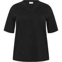 KAFFE CURVE Kcphoelina T-Shirt - Black - M