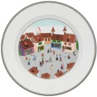 Villeroy & Boch Design Naif Tallrik Village 27 Cm - Ruokalautaset Posliini Valkoinen - 1023372625