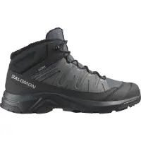 Salomon Men's X-Adventure Coldrush Waterproof Asphalt/Black/Alloy Talvikengät Asphalt / Black / Alloy 40 2/3
