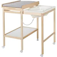Roba Baby Bath And Changing Unit - White - 83X 56X 100CM