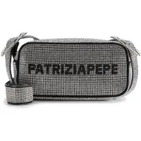 Patrizia pepe Crossbody-laukku Nahka 21 cm Hopeanvärinen