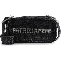 Patrizia pepe Crossbody-laukku Nahka 21 cm Musta