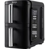Ninja Double Stack SL300EU, 7,6 l, 1,2 kg, 2470 W, airfryer, musta
